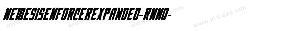 NemesisEnforcerExpanded-rnnO字体转换