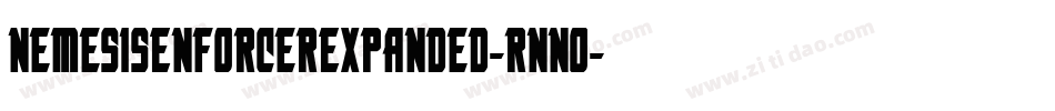NemesisEnforcerExpanded-rnnO字体转换