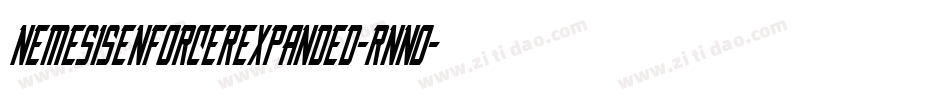 NemesisEnforcerExpanded-rnnO字体转换