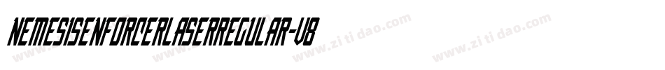 NemesisEnforcerLaserRegular-v88M字体转换