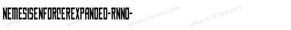 NemesisEnforcerExpanded-rnnO字体转换