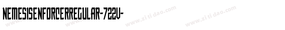NemesisEnforcerRegular-722V字体转换