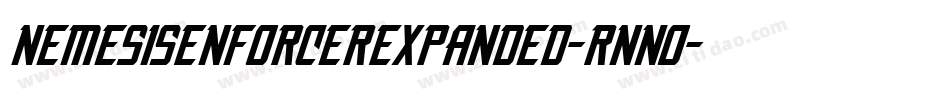 NemesisEnforcerExpanded-rnnO字体转换