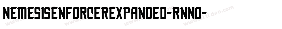 NemesisEnforcerExpanded-rnnO字体转换