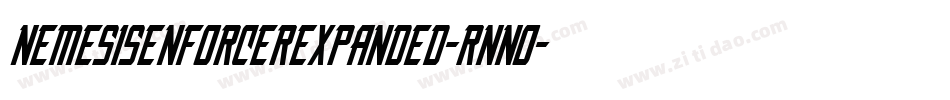 NemesisEnforcerExpanded-rnnO字体转换