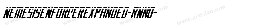 NemesisEnforcerExpanded-rnnO字体转换