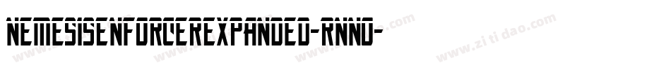 NemesisEnforcerExpanded-rnnO字体转换