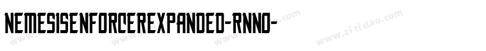 NemesisEnforcerExpanded-rnnO字体转换