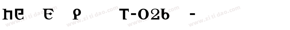 NeoEsport-O2Bd字体转换