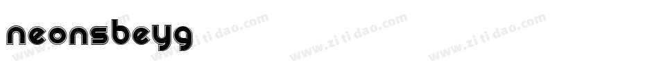 Neons-BeYG字体转换