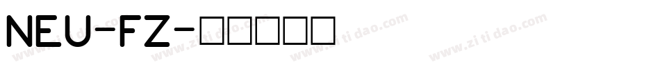 NEU-FZ字体转换