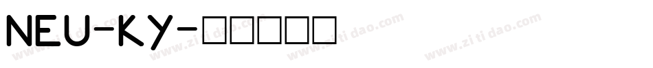 NEU-KY字体转换