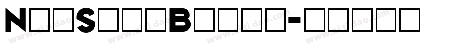 NeuSansBlack字体转换