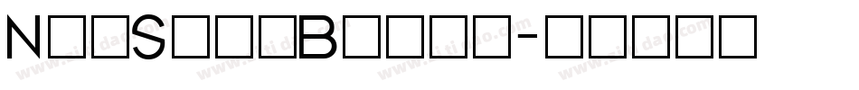 NeuSansBlack字体转换