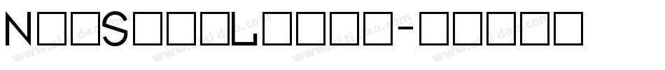 NeuSansLight字体转换