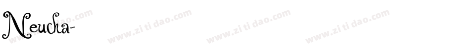 Neucha字体转换