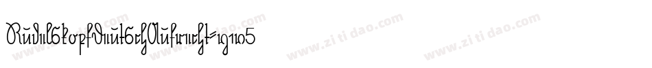 RudelskopfDeutschAufrecht-y1v5字体转换