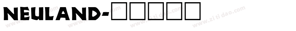 Neuland字体转换