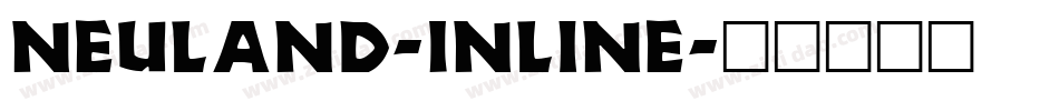 Neuland-Inline字体转换