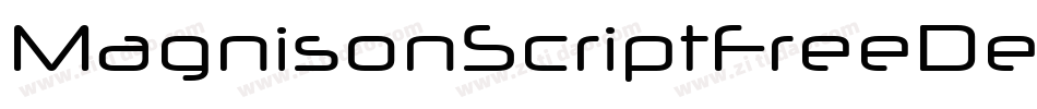 MagnisonScriptFreeDemoReg-rg28x字体转换