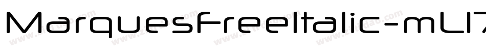 MarquesFreeItalic-mL17x字体转换