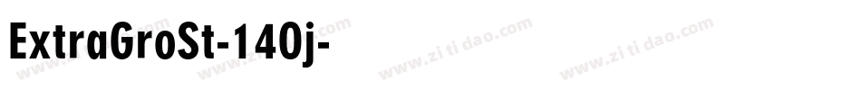 ExtraGroSt-14Oj字体转换