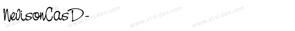 NevisonCasD字体转换