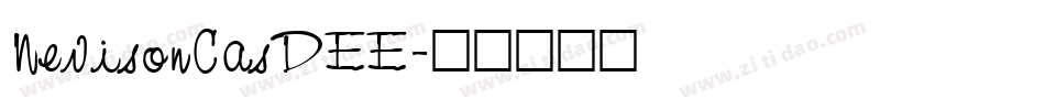 NevisonCasDEE字体转换