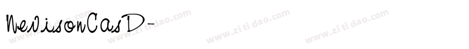 NevisonCasD字体转换