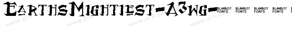 EarthsMightiest-A3wg字体转换