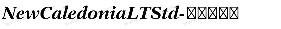 NewCaledoniaLTStd字体转换