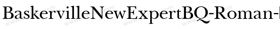 BaskervilleNewExpertBQ-Roman字体转换