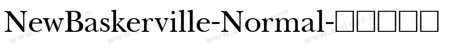 NewBaskerville-Normal字体转换