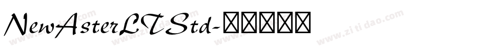 NewAsterLTStd字体转换