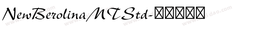 NewBerolinaMTStd字体转换