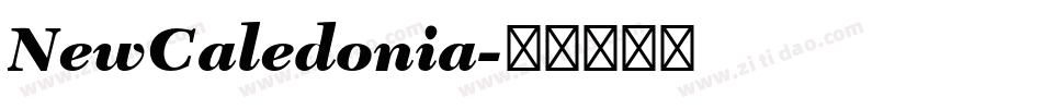 NewCaledonia字体转换