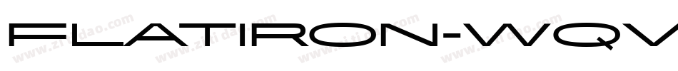 Flatiron-WqVv字体转换