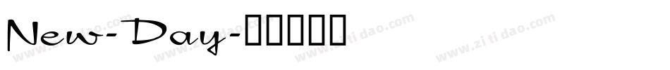 New-Day字体转换