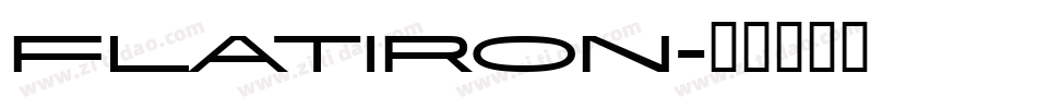 FLATIRON字体转换