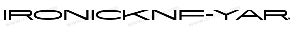 IronickNf-YArj字体转换