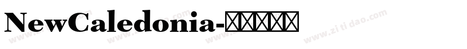 NewCaledonia字体转换