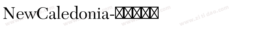 NewCaledonia字体转换