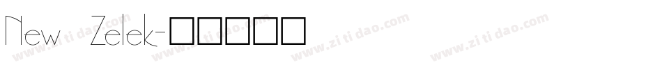 New_Zelek字体转换