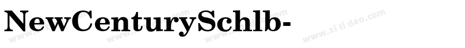 NewCenturySchlb字体转换