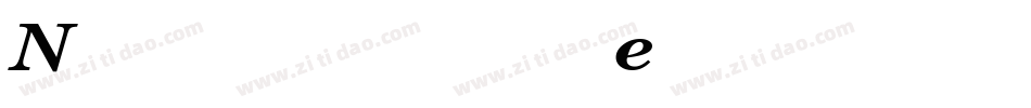 NewCenturySchlbk-Italic字体转换