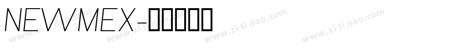 NEWMEX字体转换