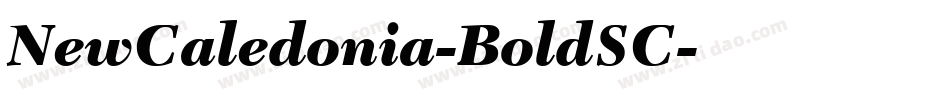 NewCaledonia-BoldSC字体转换