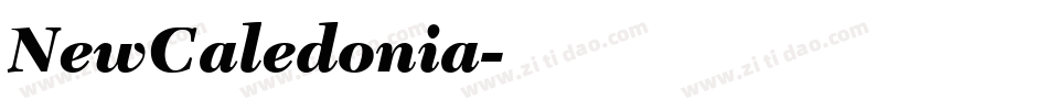 NewCaledonia字体转换