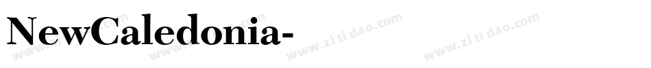 NewCaledonia字体转换