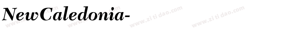 NewCaledonia字体转换
